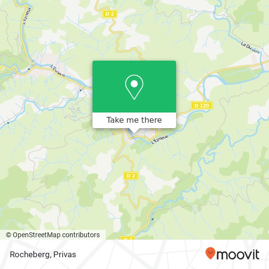 Mapa Rocheberg