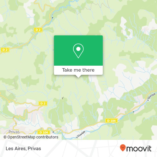 Les Aires map