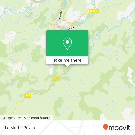 La Motte map