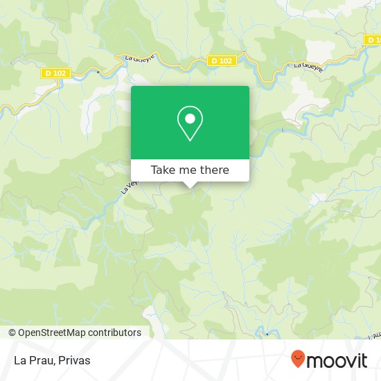 La Prau map
