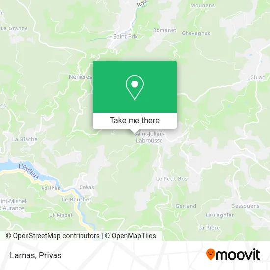 Larnas map