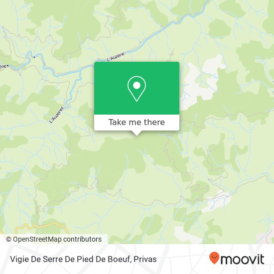 Vigie De Serre De Pied De Boeuf map