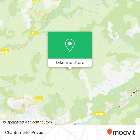 Chantemerle map