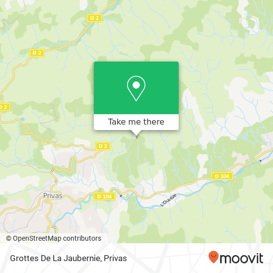 Grottes De La Jaubernie map