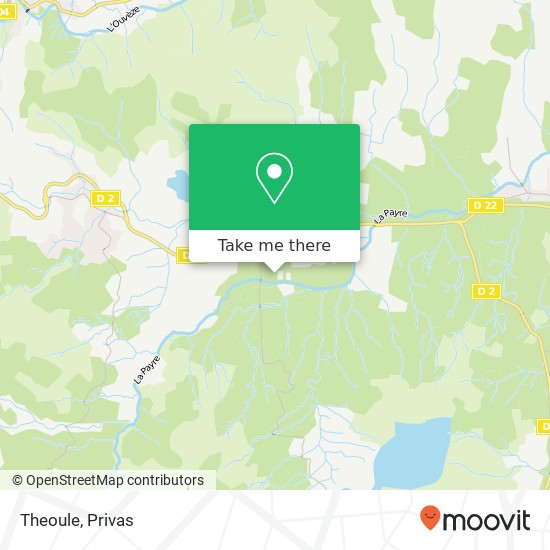 Theoule map