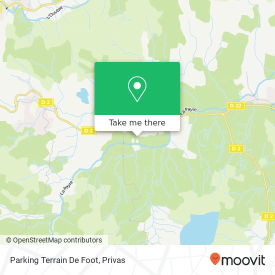 Parking Terrain De Foot map