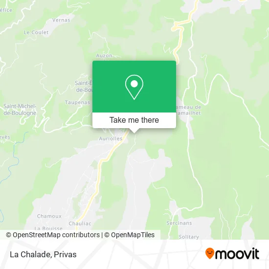 La Chalade map