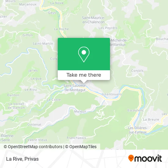 La Rive map
