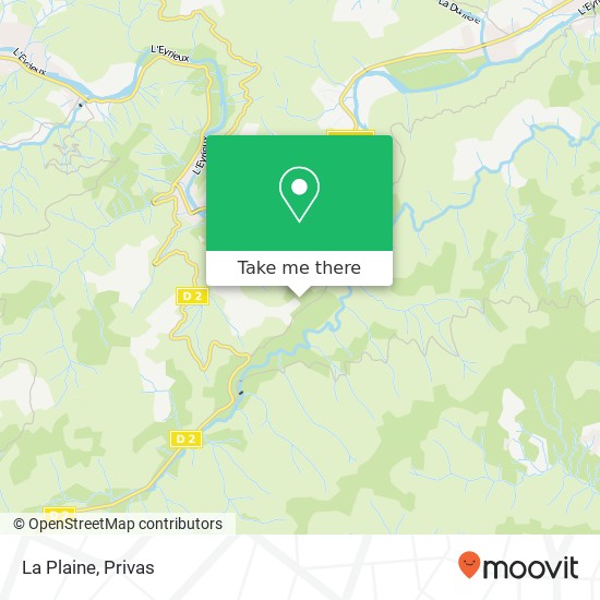 La Plaine map