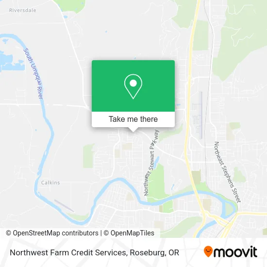 Northwest Farm Credit Services map