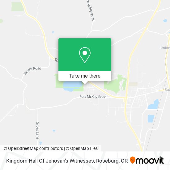 Kingdom Hall Of Jehovah's Witnesses map