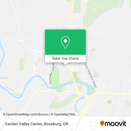 Garden Valley Center map