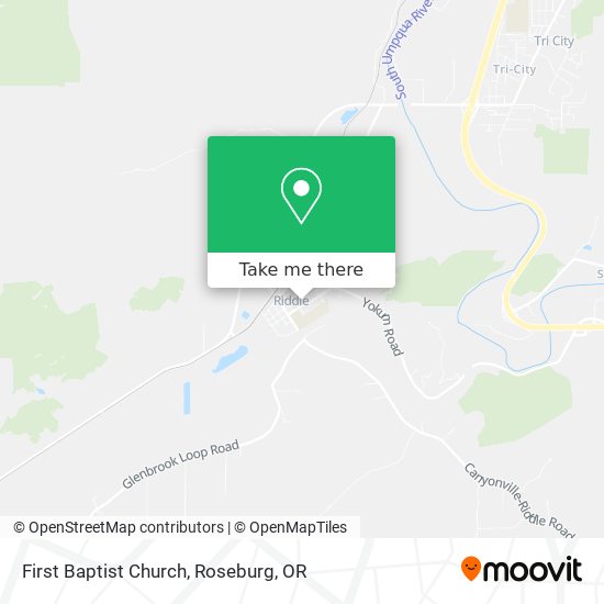 First Baptist Church map