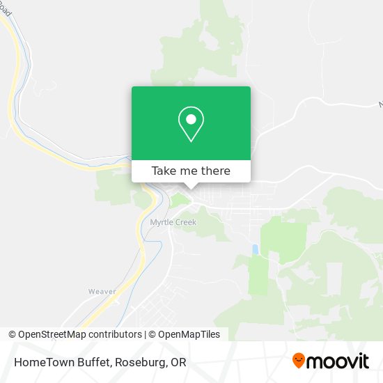 HomeTown Buffet map