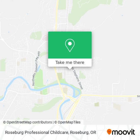 Roseburg Professional Childcare map