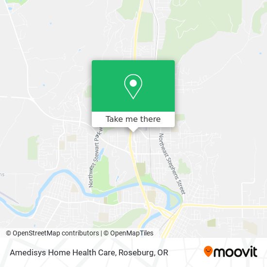 Amedisys Home Health Care map