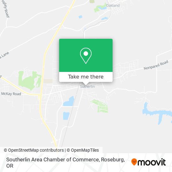 Southerlin Area Chamber of Commerce map