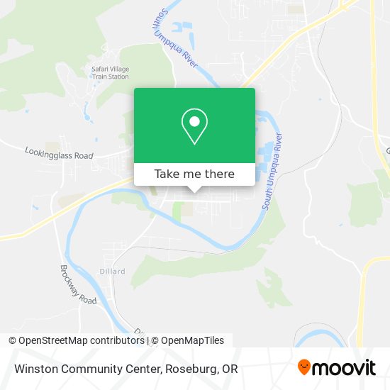 Winston Community Center map