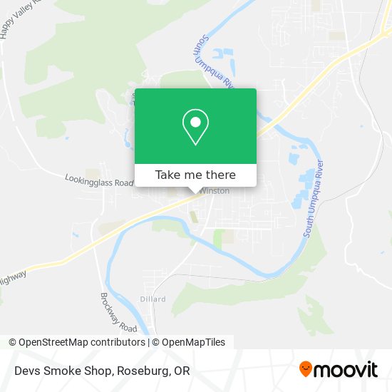 Devs Smoke Shop map