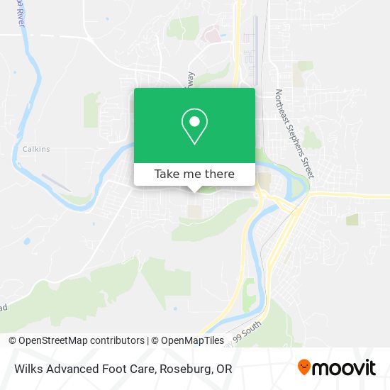 Wilks Advanced Foot Care map