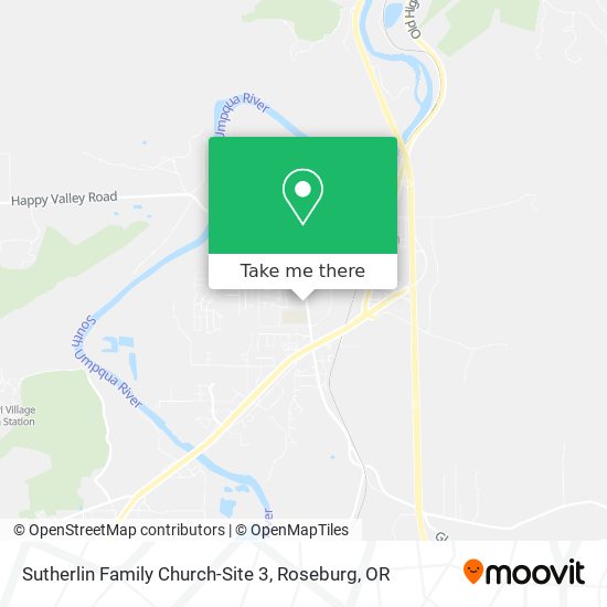 Mapa de Sutherlin Family Church-Site 3