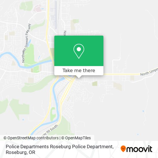 Police Departments Roseburg Police Department map