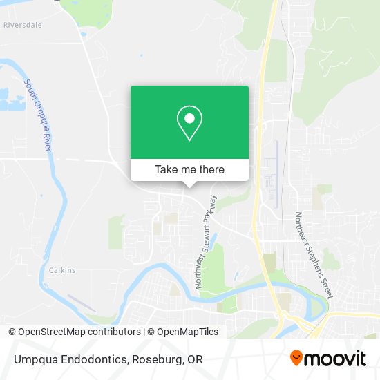 Mapa de Umpqua Endodontics