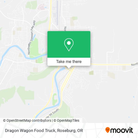 Dragon Wagon Food Truck map
