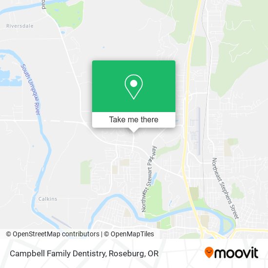 Mapa de Campbell Family Dentistry
