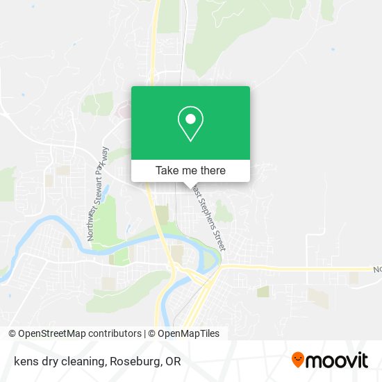 kens dry cleaning map