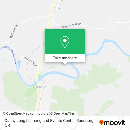 Danny Lang Learning and Events Center map
