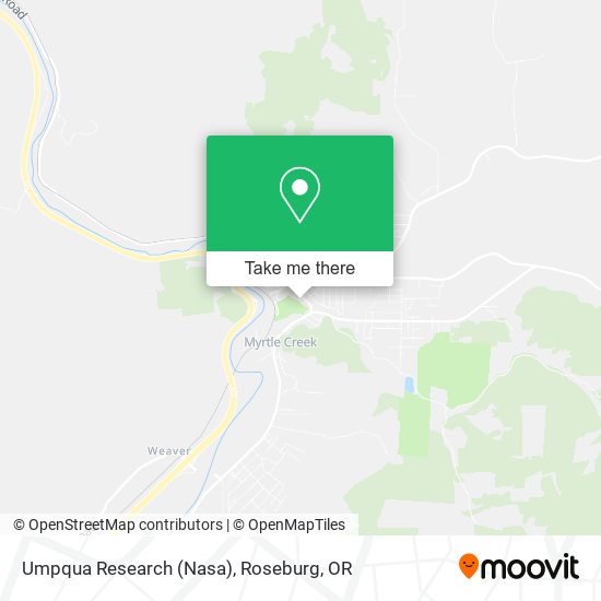 Umpqua Research (Nasa) map