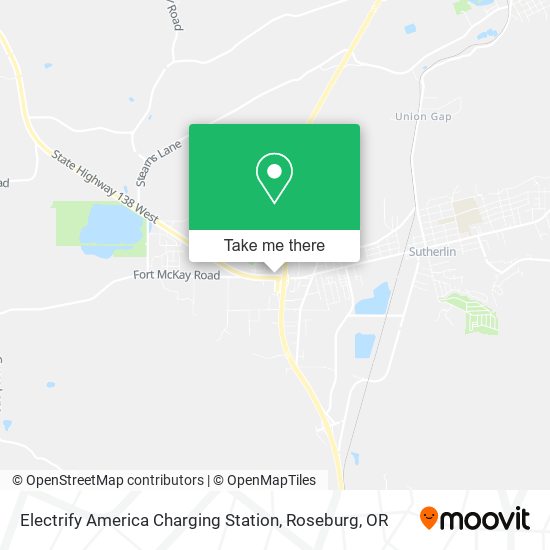 Electrify America Charging Station map