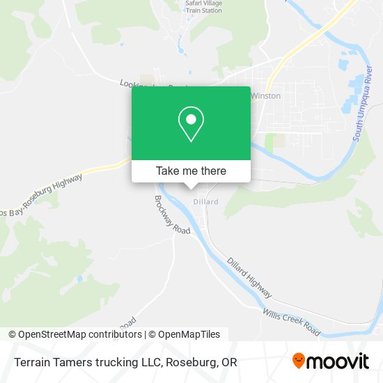 Terrain Tamers trucking LLC map