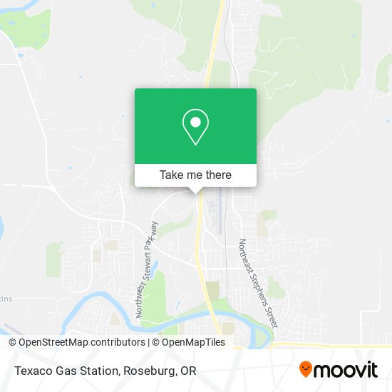Texaco Gas Station map