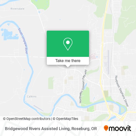 Bridgewood Rivers Assisted Living map