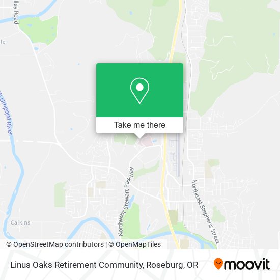 Linus Oaks Retirement Community map