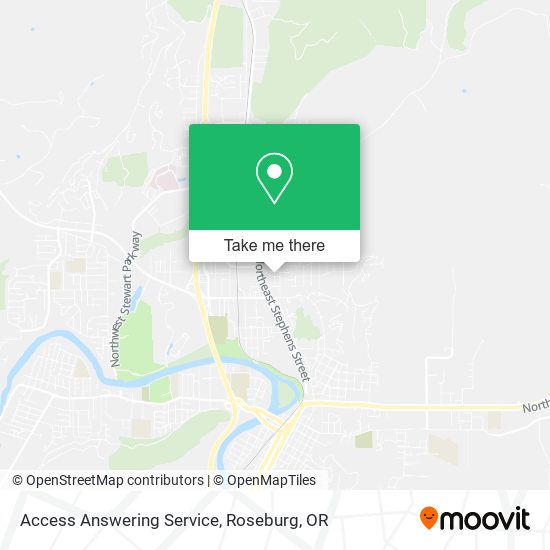 Access Answering Service map