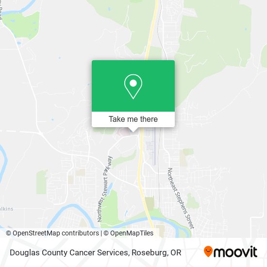 Douglas County Cancer Services map