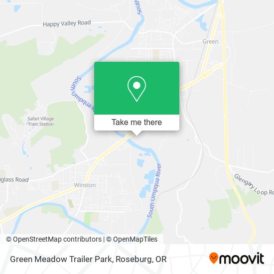 Green Meadow Trailer Park map