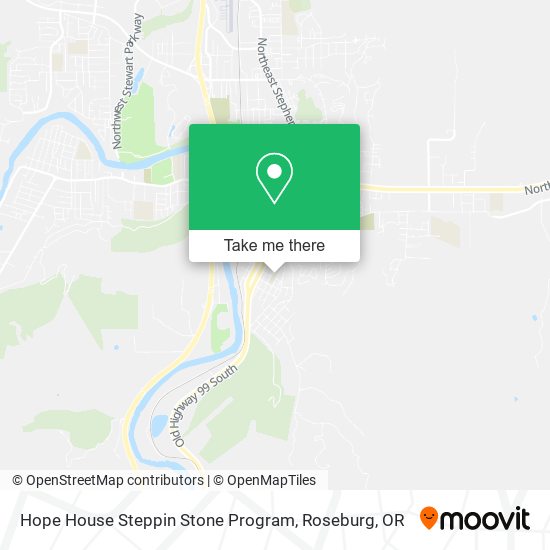 Mapa de Hope House Steppin Stone Program