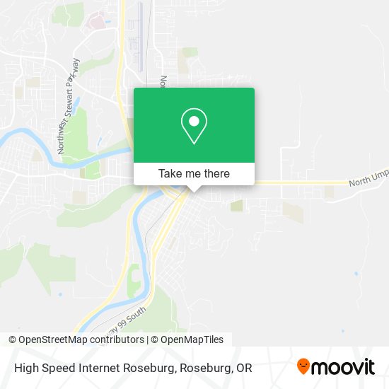 High Speed Internet Roseburg map