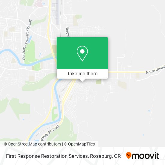 First Response Restoration Services map