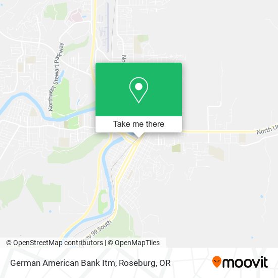 German American Bank Itm map