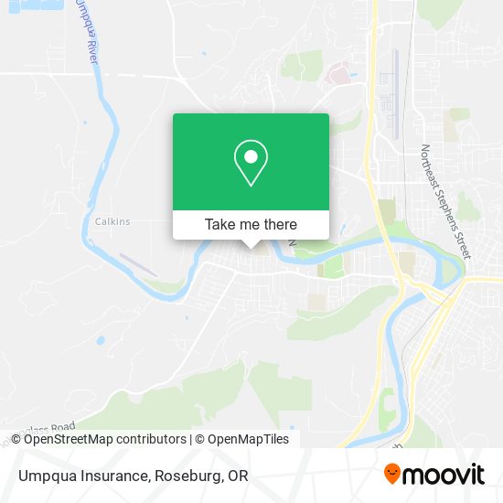 Umpqua Insurance map