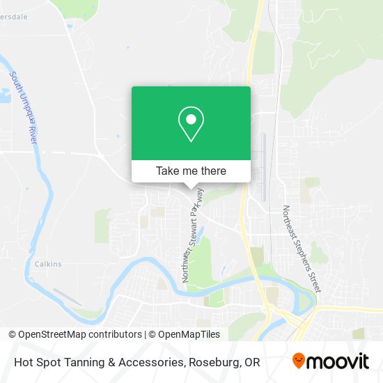 Mapa de Hot Spot Tanning & Accessories