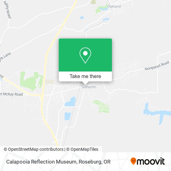 Calapooia Reflection Museum map
