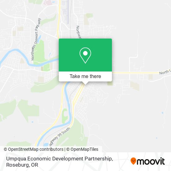 Mapa de Umpqua Economic Development Partnership