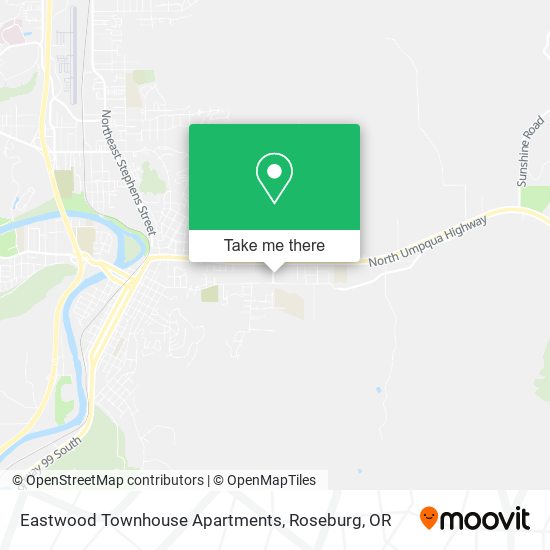 Eastwood Townhouse Apartments map