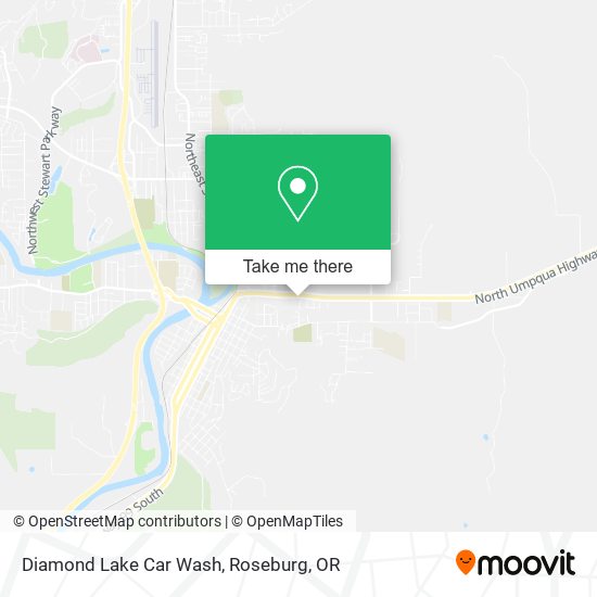 Diamond Lake Car Wash map